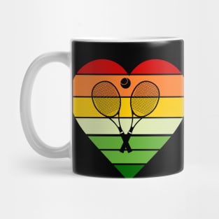 Tennis Is My Valentine Mug